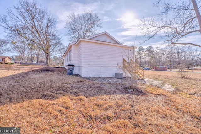 view of side of property