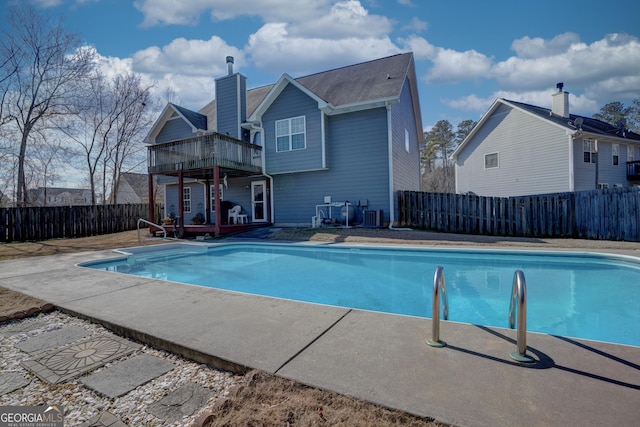 view of pool