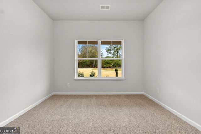 empty room with carpet floors