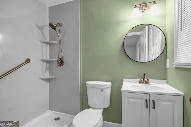 6467 Joanna St, Lithia Springs, GA 30122 - bathroom with vanity and a shower