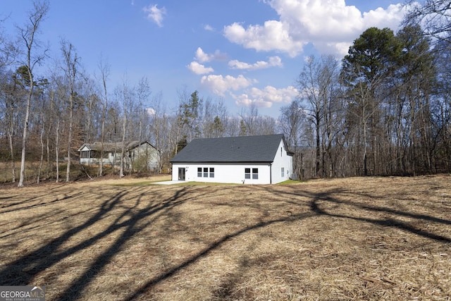 view of rear view of house