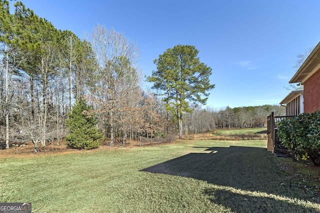view of yard