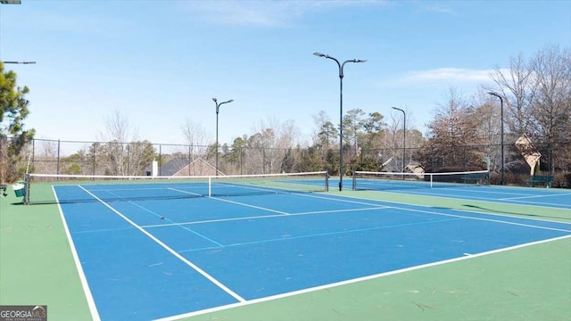 view of sport court