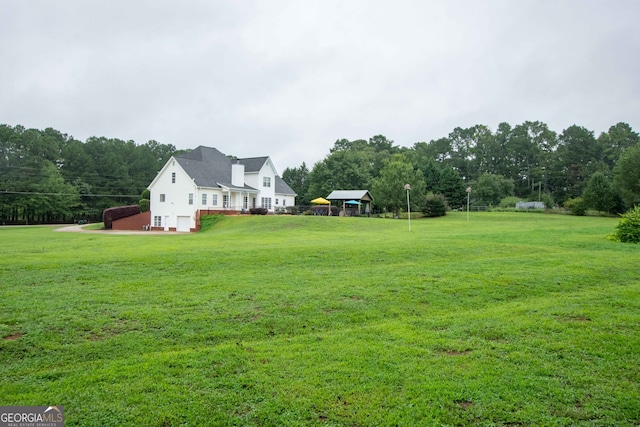 view of yard