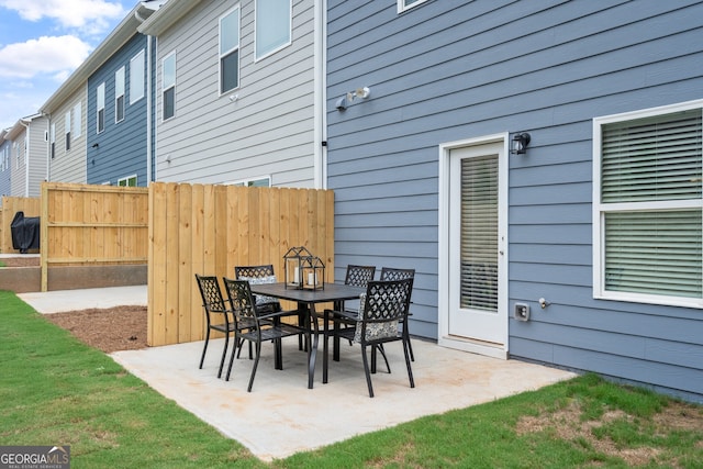 view of patio