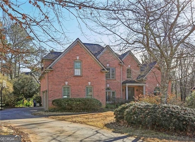 front facade featuring a garage