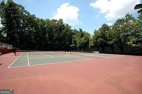 view of sport court with basketball court