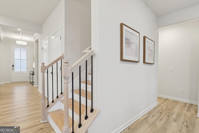 interior space featuring hardwood / wood-style floors