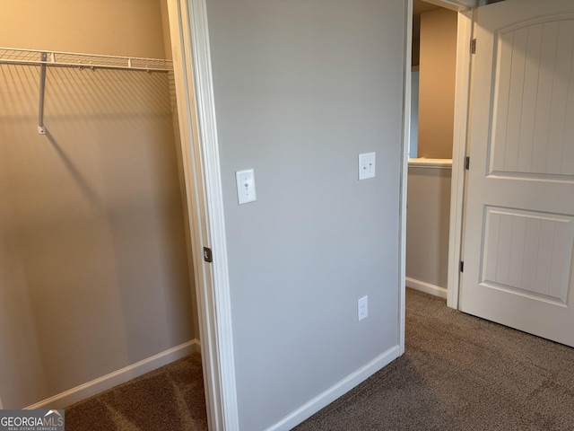 view of closet