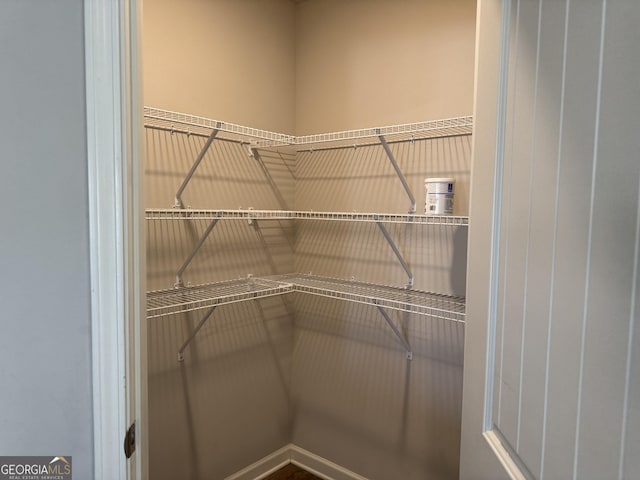 view of pantry