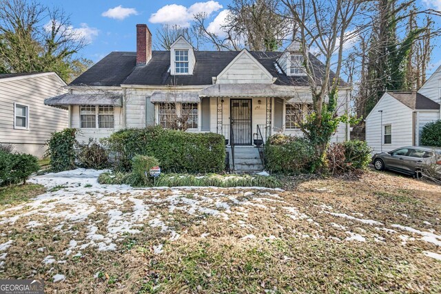 1142 Cahaba Dr, Atlanta, GA 30311 - view of cape cod-style house