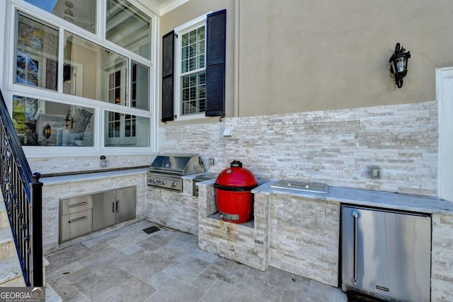 view of patio / terrace featuring area for grilling