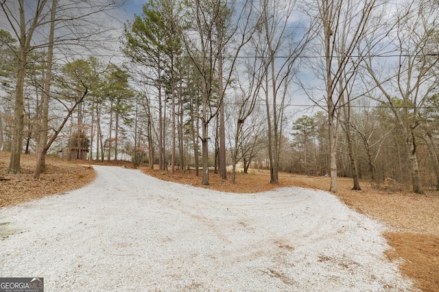 view of road