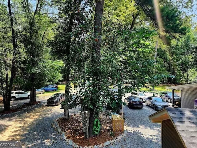 view of car parking