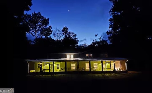 view of rear view of property