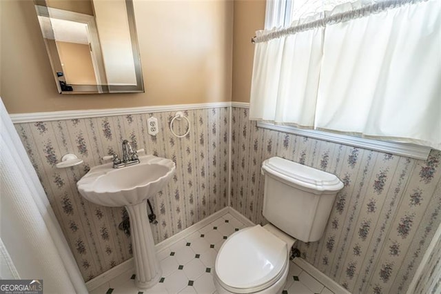 bathroom with toilet