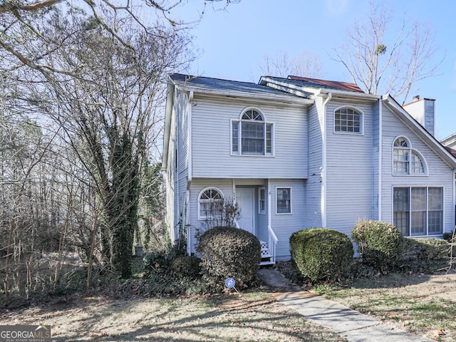 view of front of property