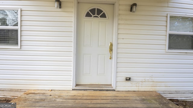 view of entrance to property