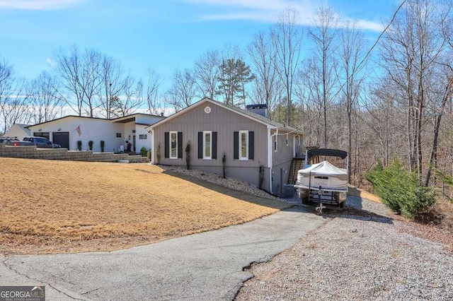 view of front of home