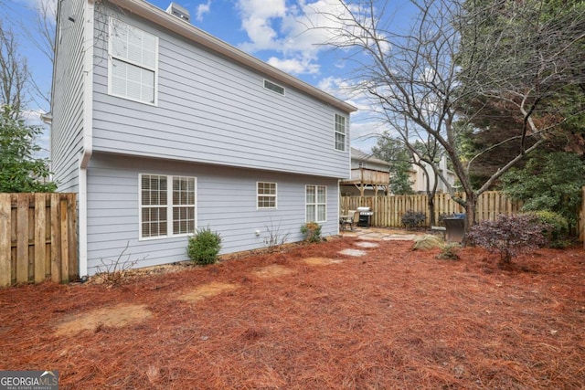 view of rear view of property