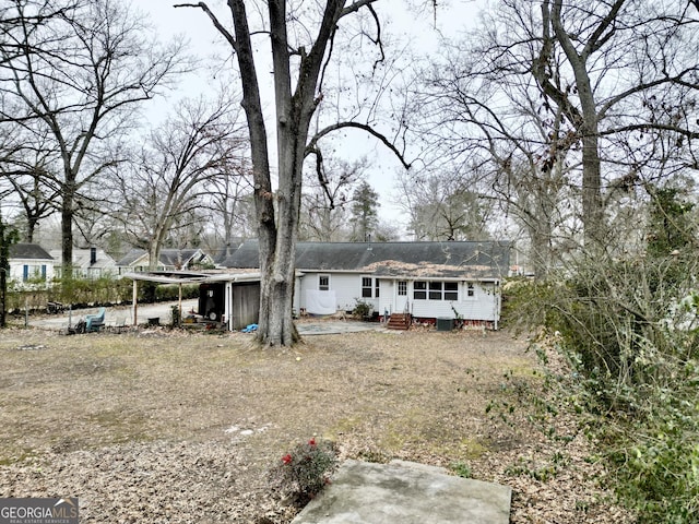 view of rear view of house