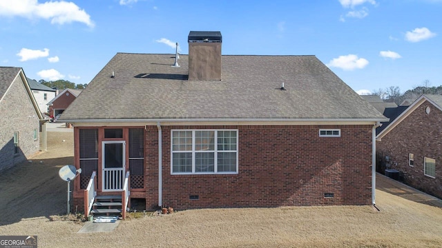 view of rear view of property