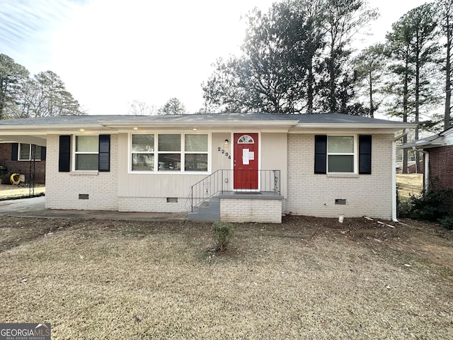 view of front of home