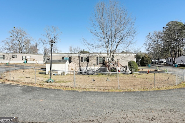 view of manufactured / mobile home