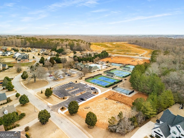 drone / aerial view