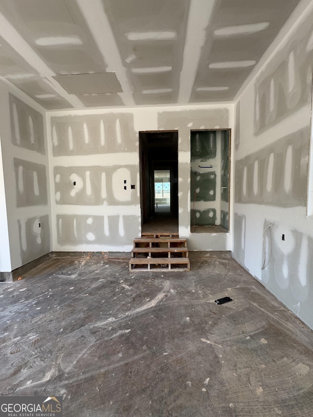 view of unfurnished living room