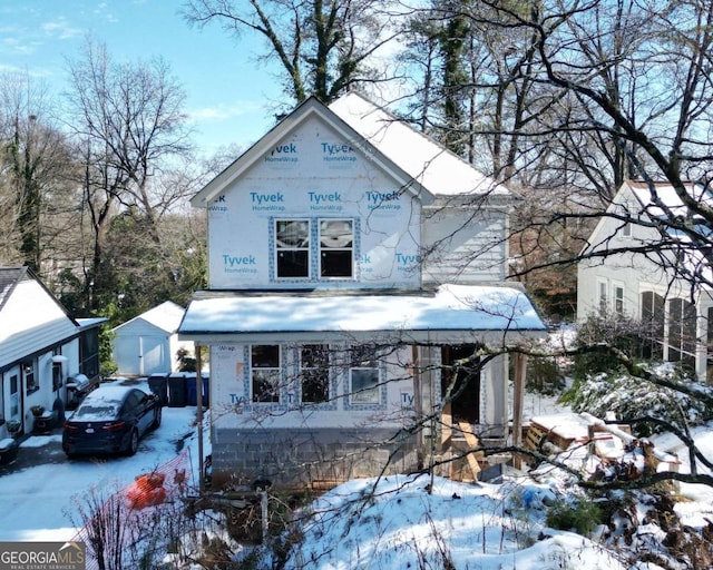 view of front of house