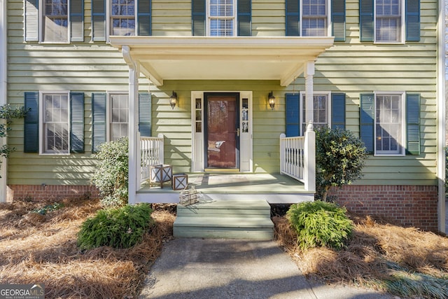 view of entrance to property