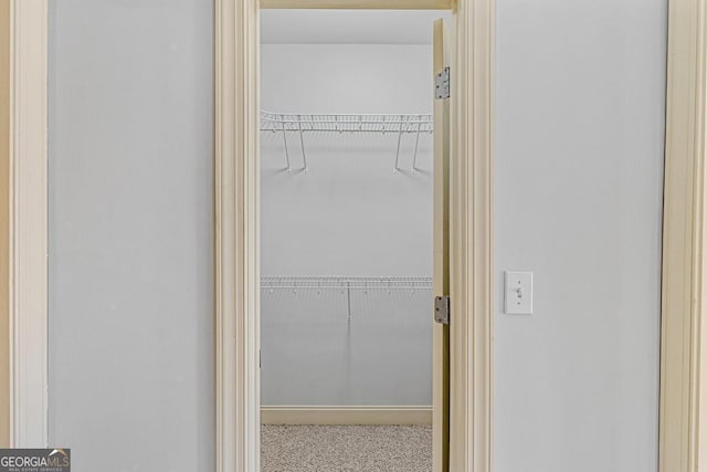 view of closet