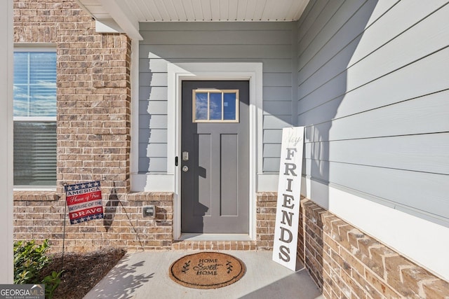 view of property entrance