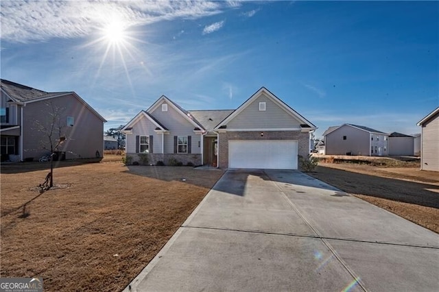 ranch-style house with a garage