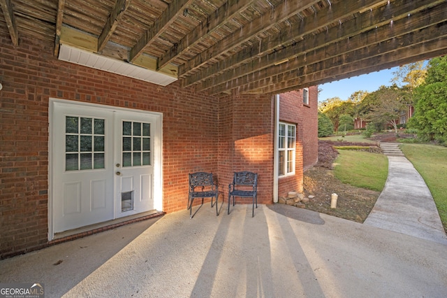 view of patio