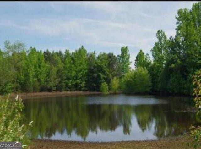 view of water feature