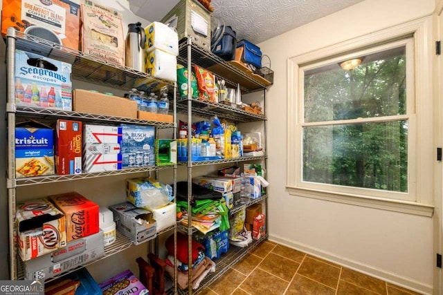 view of pantry