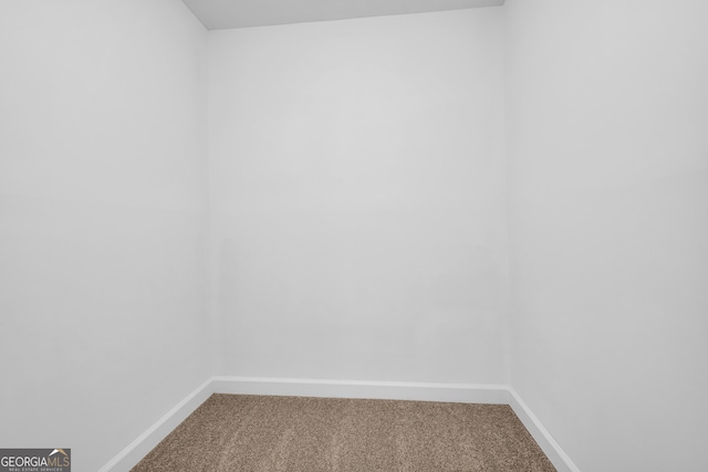 spare room with carpet floors