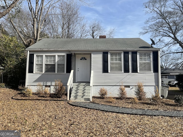 view of front of property