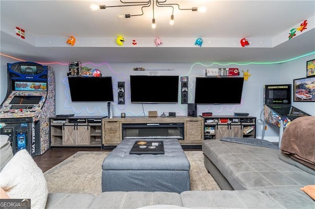 4801 Daniel Mill Rd, Winston, GA 30187 - living area with wood finished floors