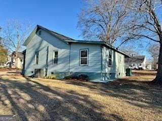 view of side of property