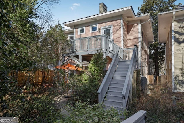 view of rear view of house