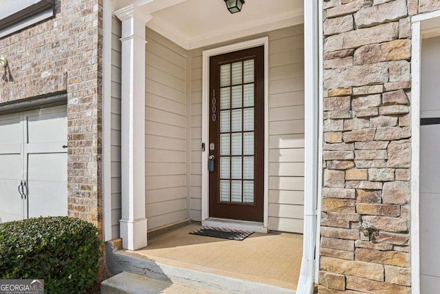 view of property entrance