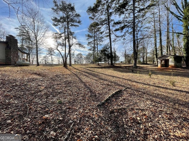 view of road