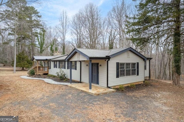 view of ranch-style home