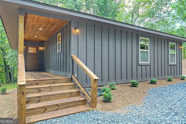 view of entrance to property