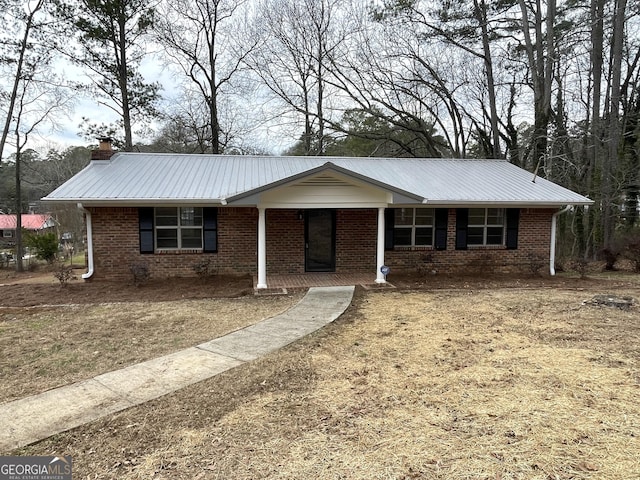 view of ranch-style home