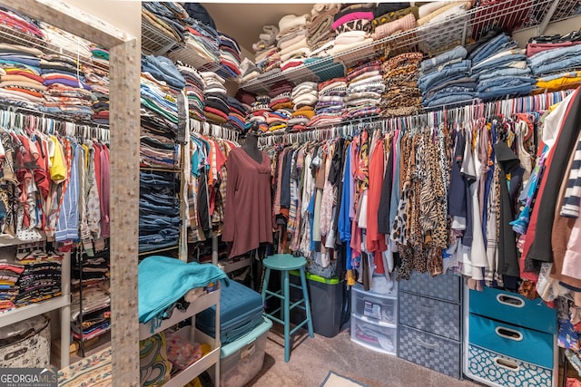 4738 Cypress Park Dr SW, Gainesville, GA 30504 - spacious closet with carpet