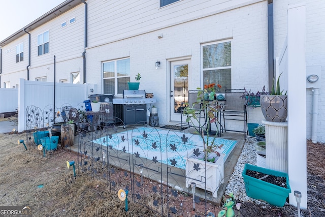 4738 Cypress Park Dr SW, Gainesville, GA 30504 - view of patio / terrace featuring a grill